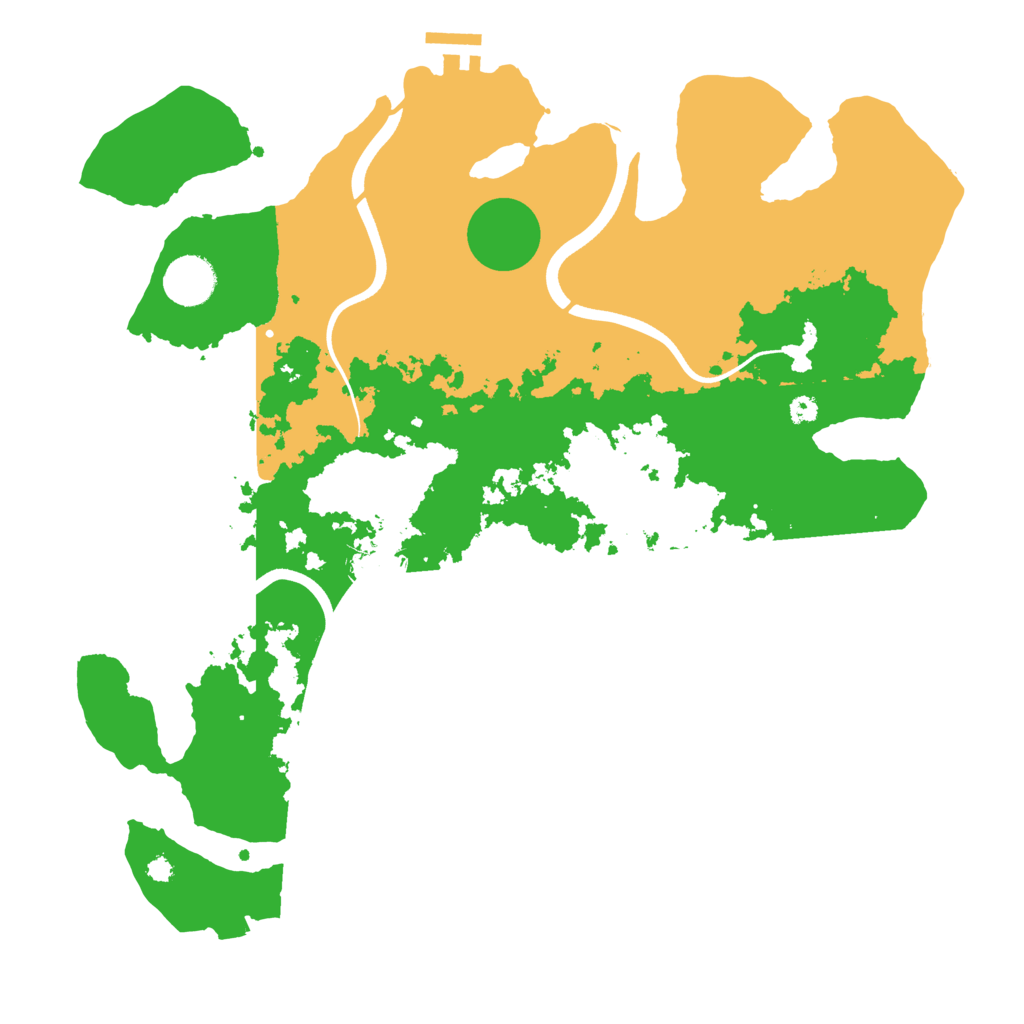 Biome Rust Map: Procedural Map, Size: 3700, Seed: 1504012144