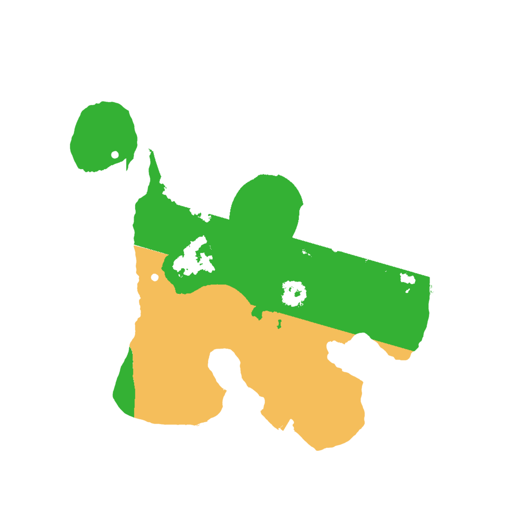 Biome Rust Map: Procedural Map, Size: 2000, Seed: 760829163