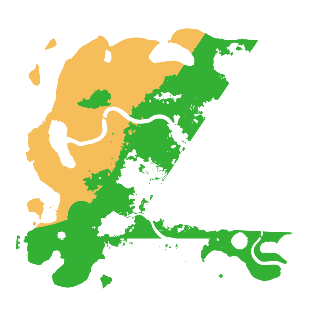 Biome Rust Map: Procedural Map, Size: 3500, Seed: 1398050080