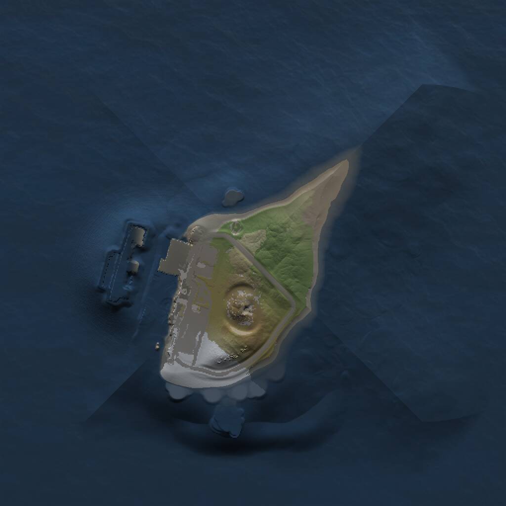 Rust Map: Procedural Map, Size: 1000, Seed: 166906393, 2 Monuments