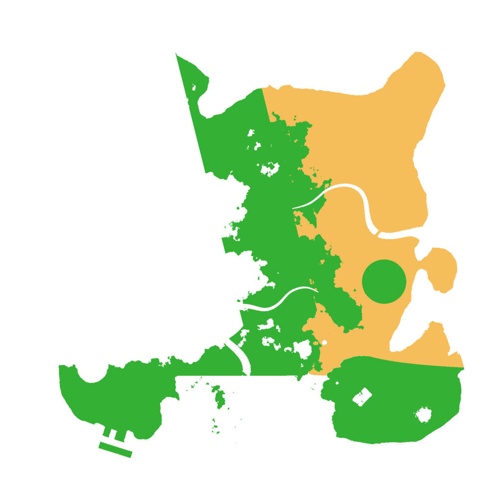 Biome Rust Map: Procedural Map, Size: 3000, Seed: 4573