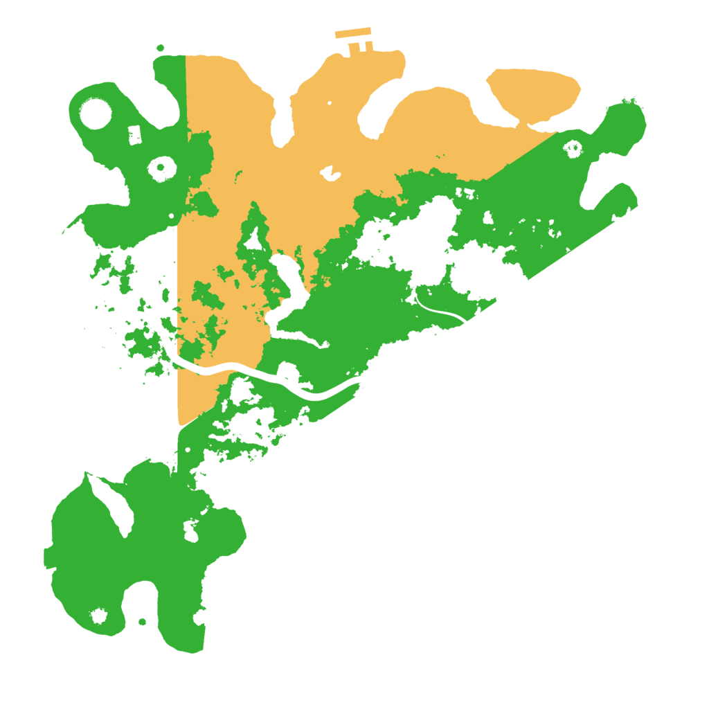 Biome Rust Map: Procedural Map, Size: 4000, Seed: 252501
