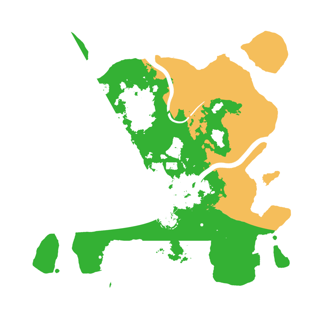 Biome Rust Map: Procedural Map, Size: 3000, Seed: 1980719823