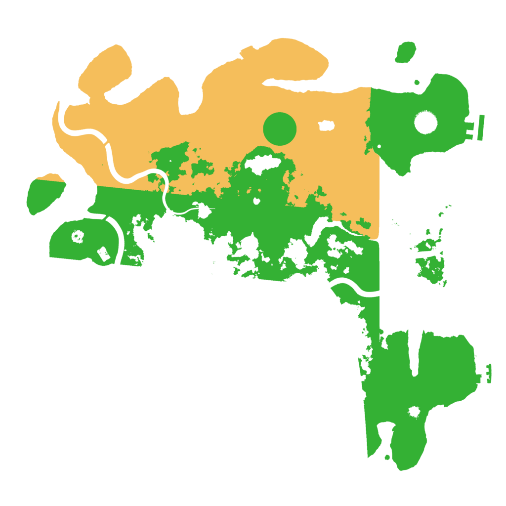Biome Rust Map: Procedural Map, Size: 4000, Seed: 1985523