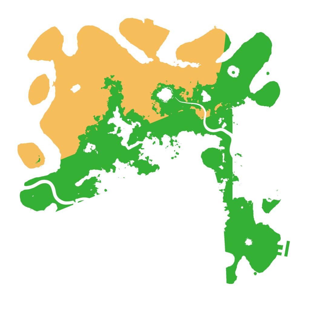 Biome Rust Map: Procedural Map, Size: 4000, Seed: 706226616