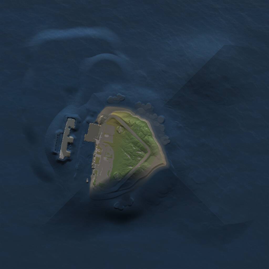 Rust Map: Procedural Map, Size: 1000, Seed: 548313705, 2 Monuments