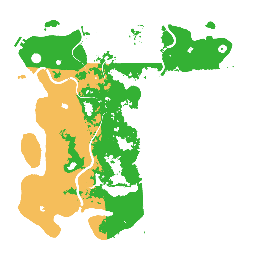 Biome Rust Map: Procedural Map, Size: 4500, Seed: 2017188566
