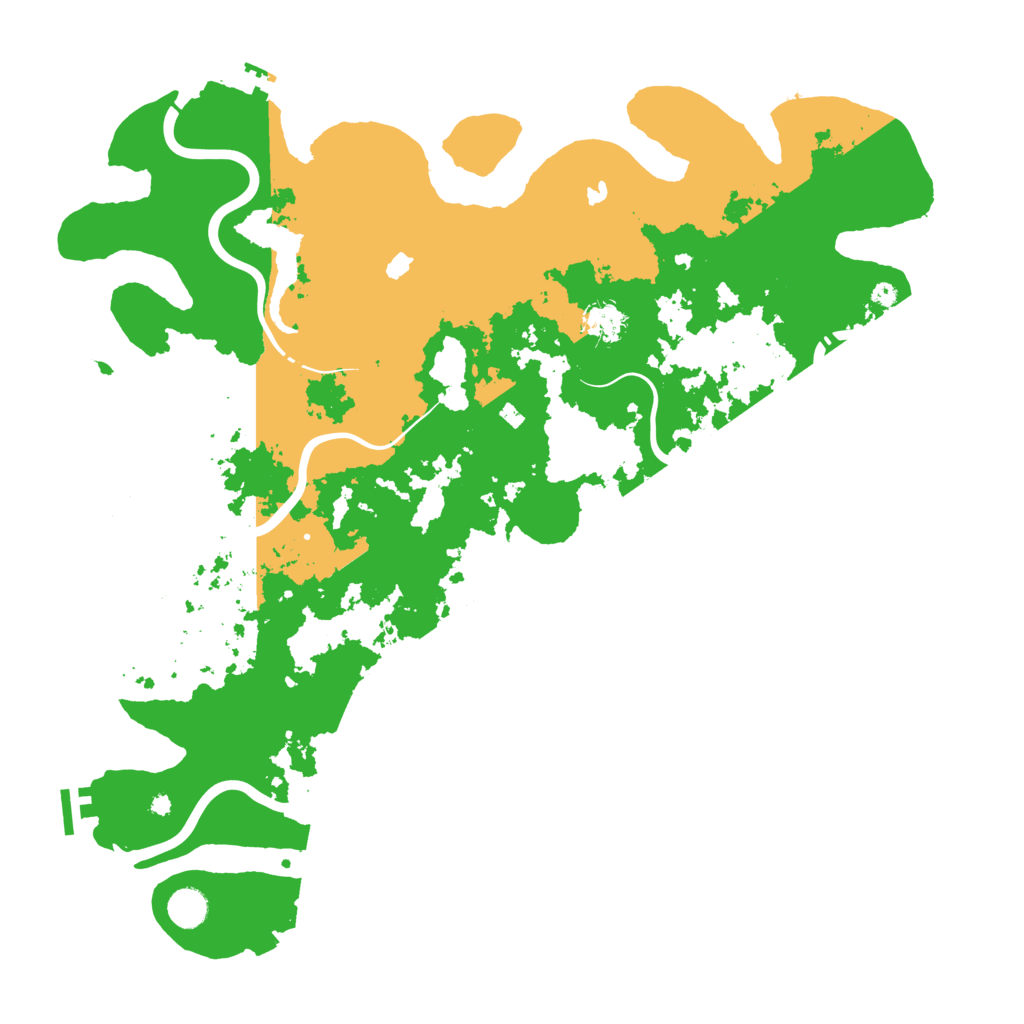 Biome Rust Map: Procedural Map, Size: 4500, Seed: 65904105