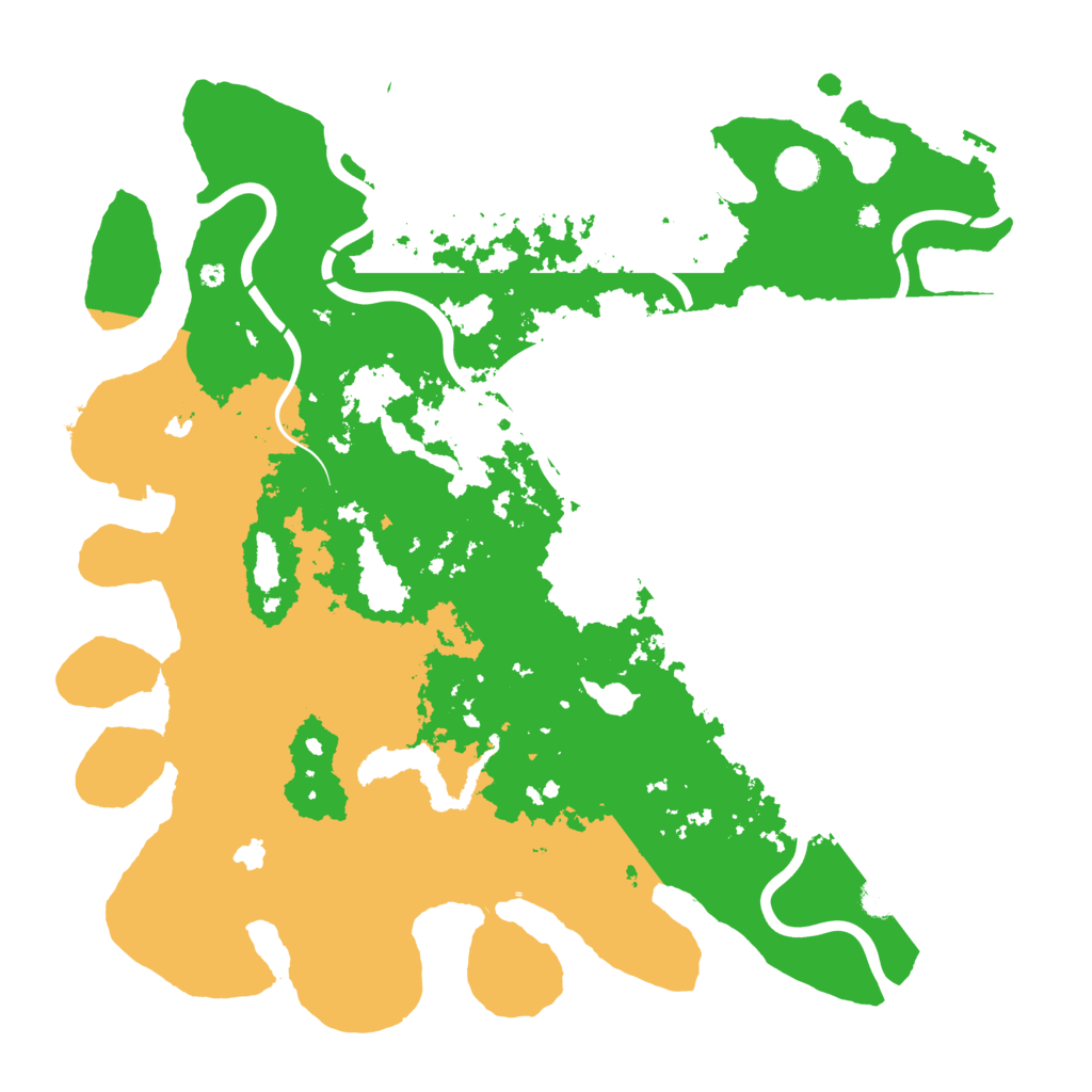 Biome Rust Map: Procedural Map, Size: 4500, Seed: 1064149431