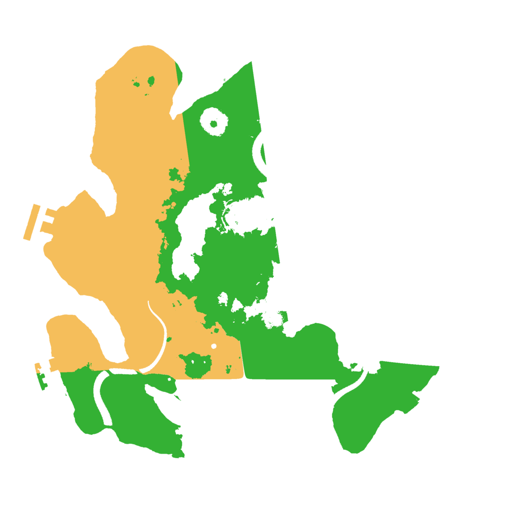Biome Rust Map: Procedural Map, Size: 2800, Seed: 16128