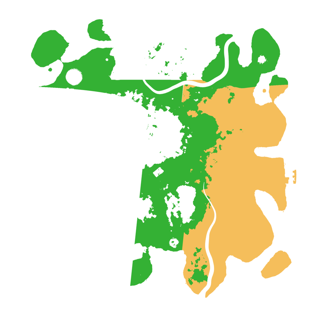 Biome Rust Map: Procedural Map, Size: 3500, Seed: 1020620343