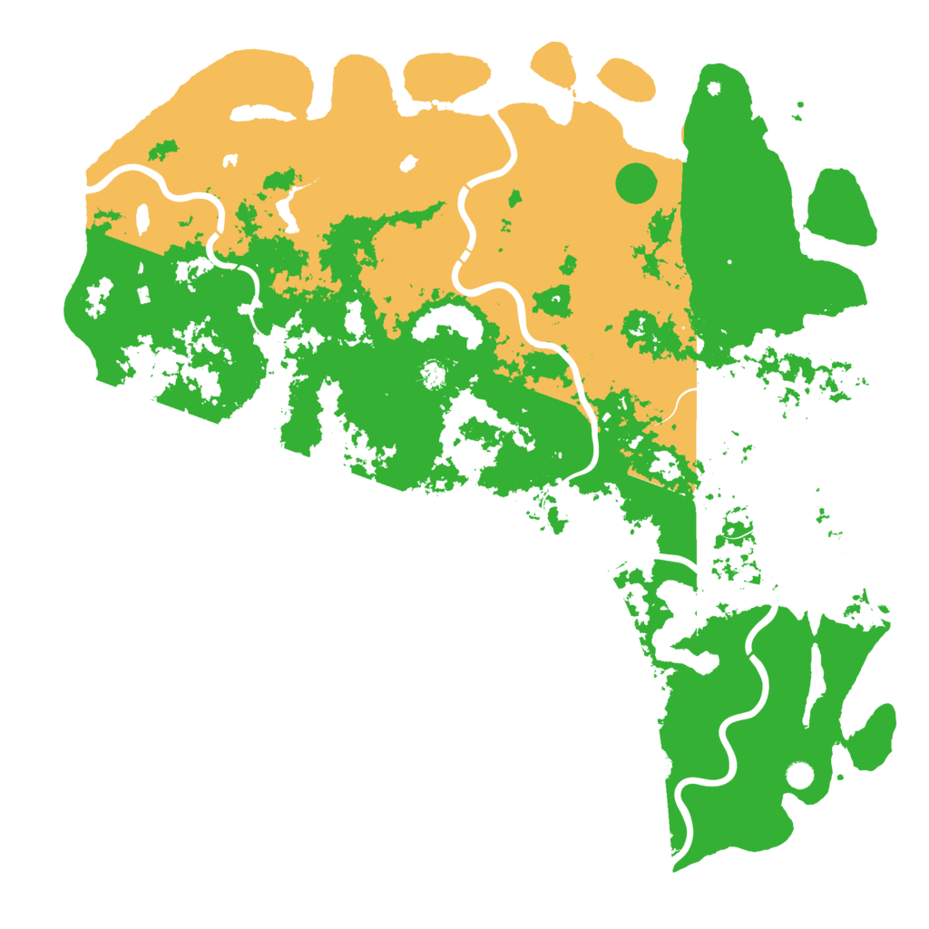 Biome Rust Map: Procedural Map, Size: 6000, Seed: 1490462378
