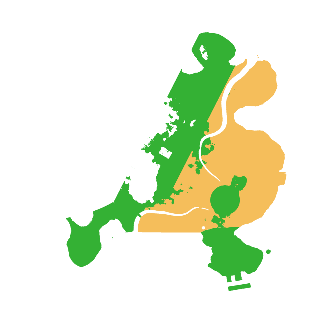 Biome Rust Map: Procedural Map, Size: 2777, Seed: 18371409