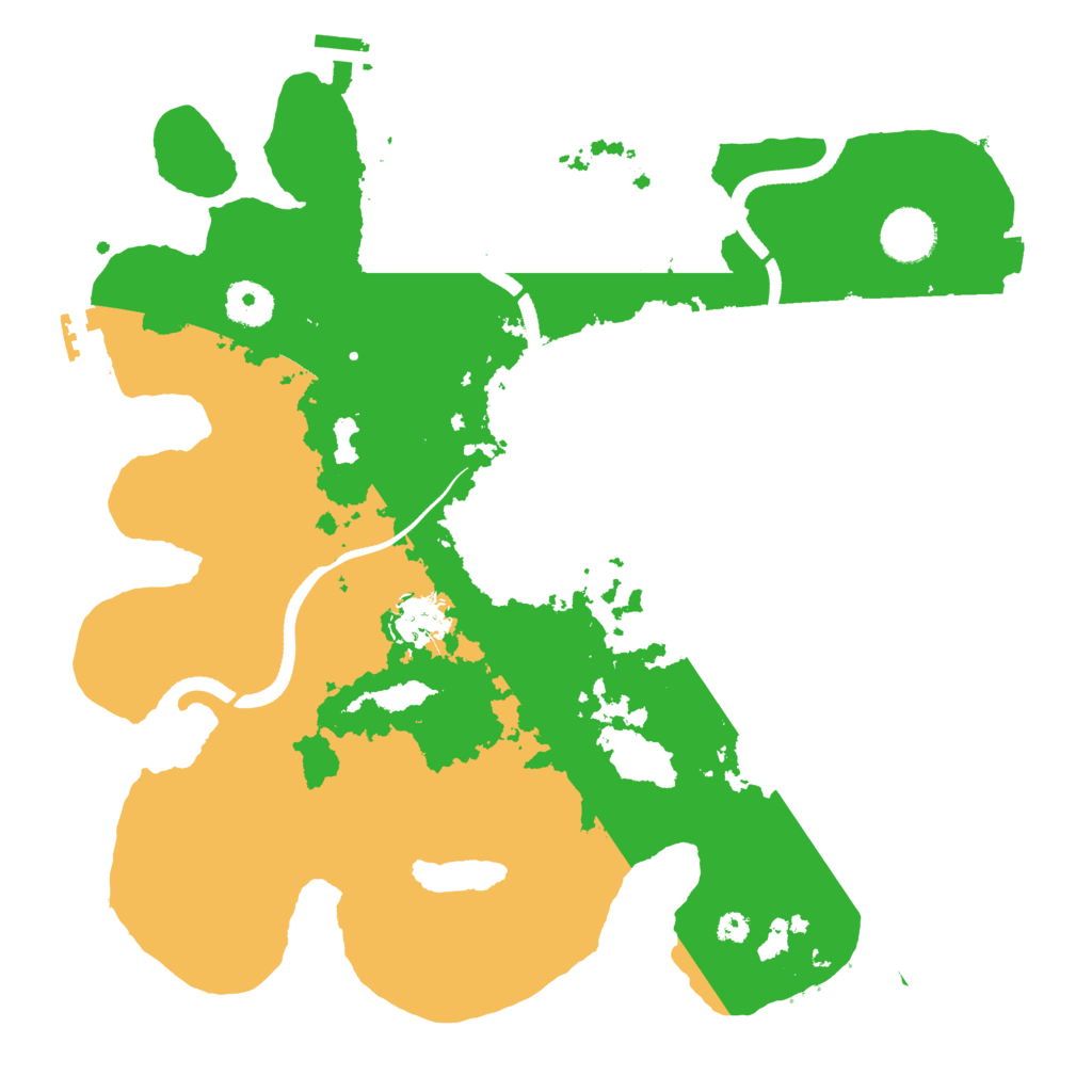 Biome Rust Map: Procedural Map, Size: 3500, Seed: 1950266226