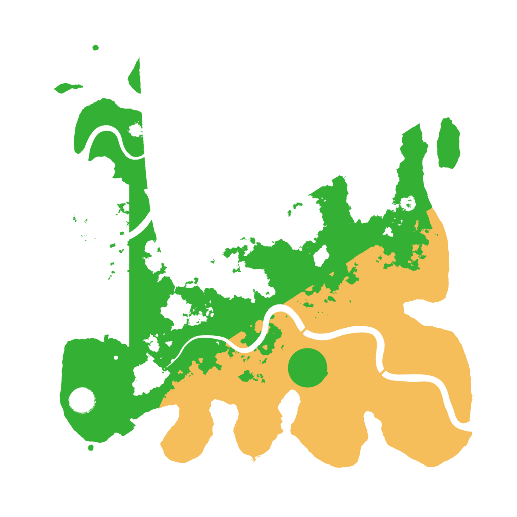 Biome Rust Map: Procedural Map, Size: 3500, Seed: 538947978