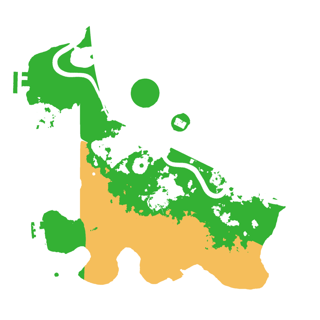 Biome Rust Map: Procedural Map, Size: 3000, Seed: 868671596