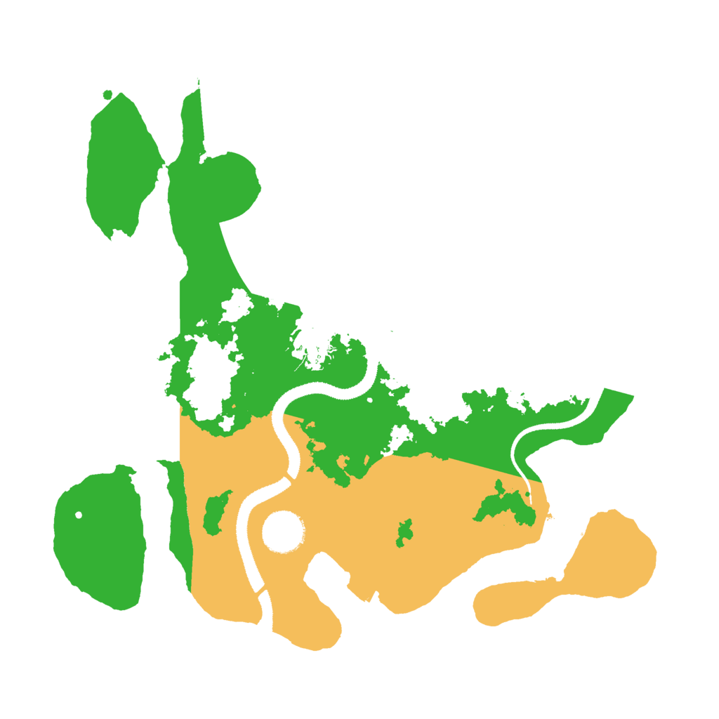 Biome Rust Map: Procedural Map, Size: 3000, Seed: 11171