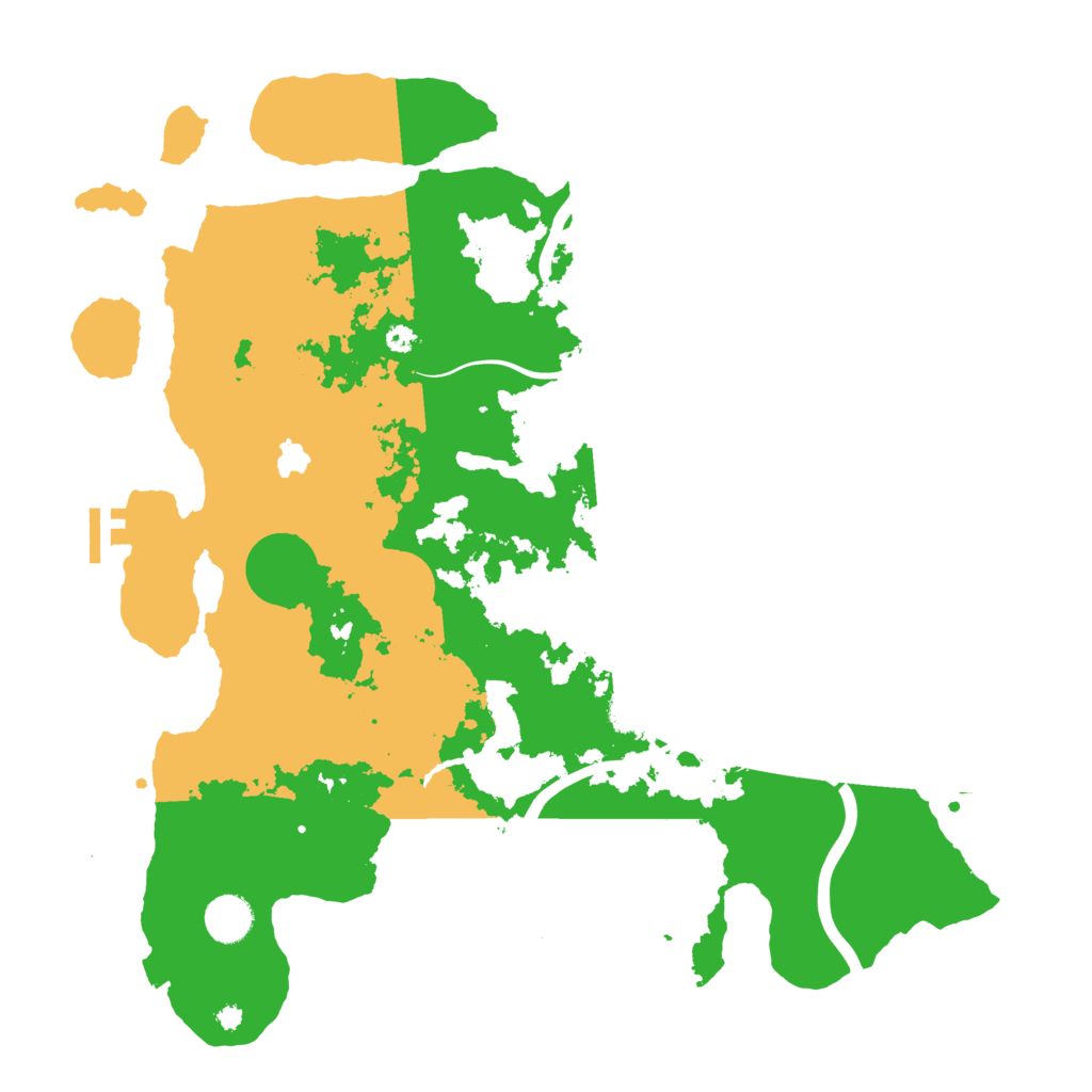Biome Rust Map: Procedural Map, Size: 4000, Seed: 552620625