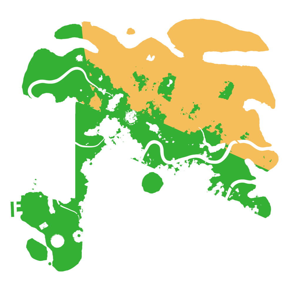 Biome Rust Map: Procedural Map, Size: 4000, Seed: 1350791769