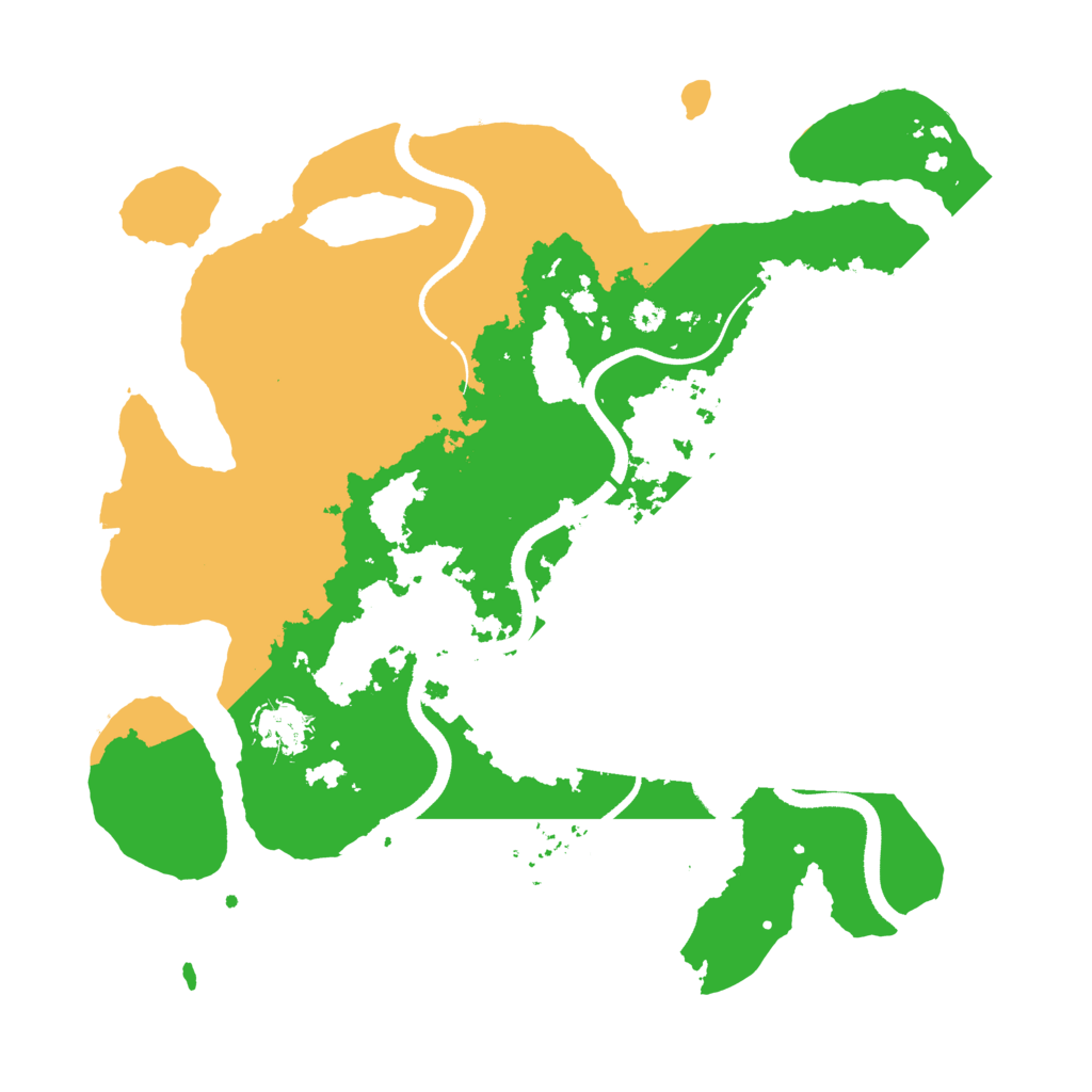 Biome Rust Map: Procedural Map, Size: 3500, Seed: 1310233715