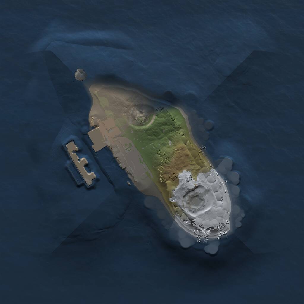 Rust Map: Procedural Map, Size: 1000, Seed: 221045990, 2 Monuments