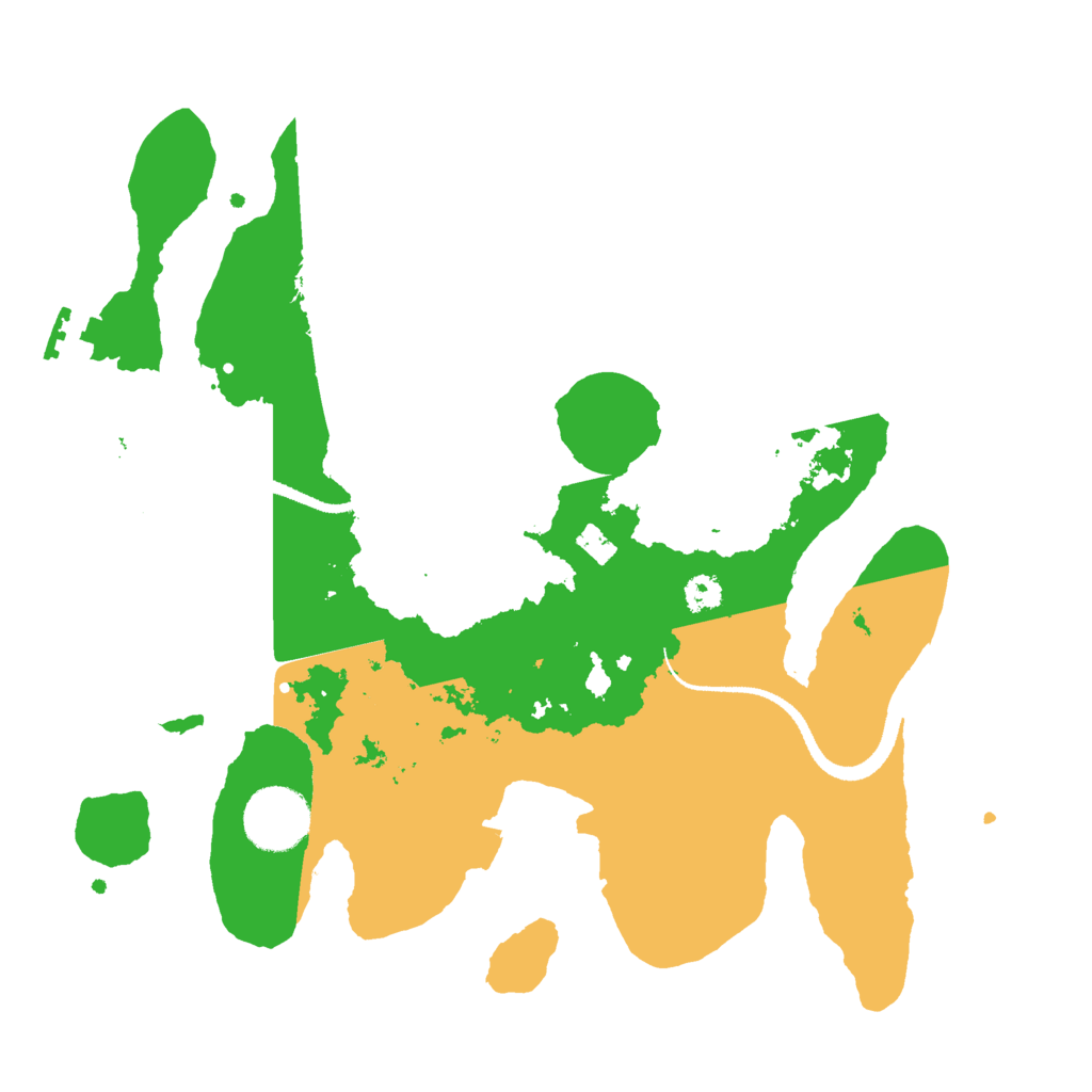 Biome Rust Map: Procedural Map, Size: 3000, Seed: 1296738