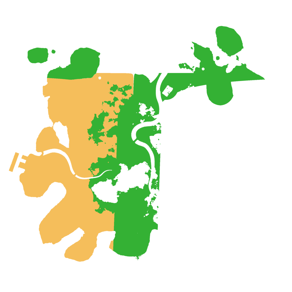 Biome Rust Map: Procedural Map, Size: 3000, Seed: 373035857