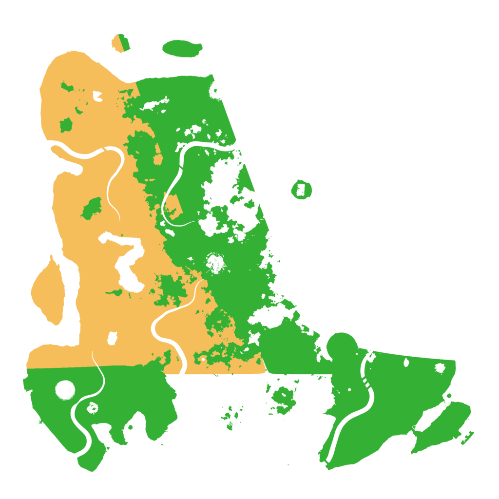 Biome Rust Map: Procedural Map, Size: 4500, Seed: 437135683