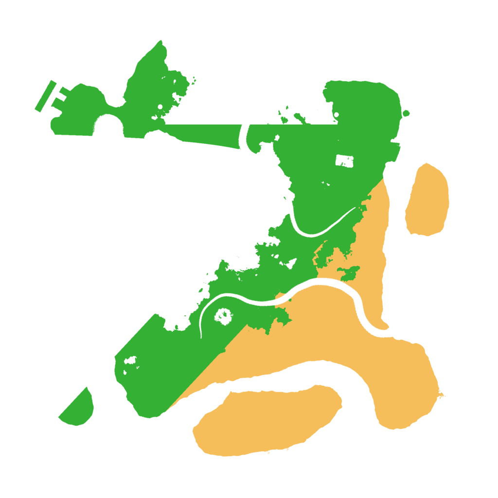Biome Rust Map: Procedural Map, Size: 3000, Seed: 67676767