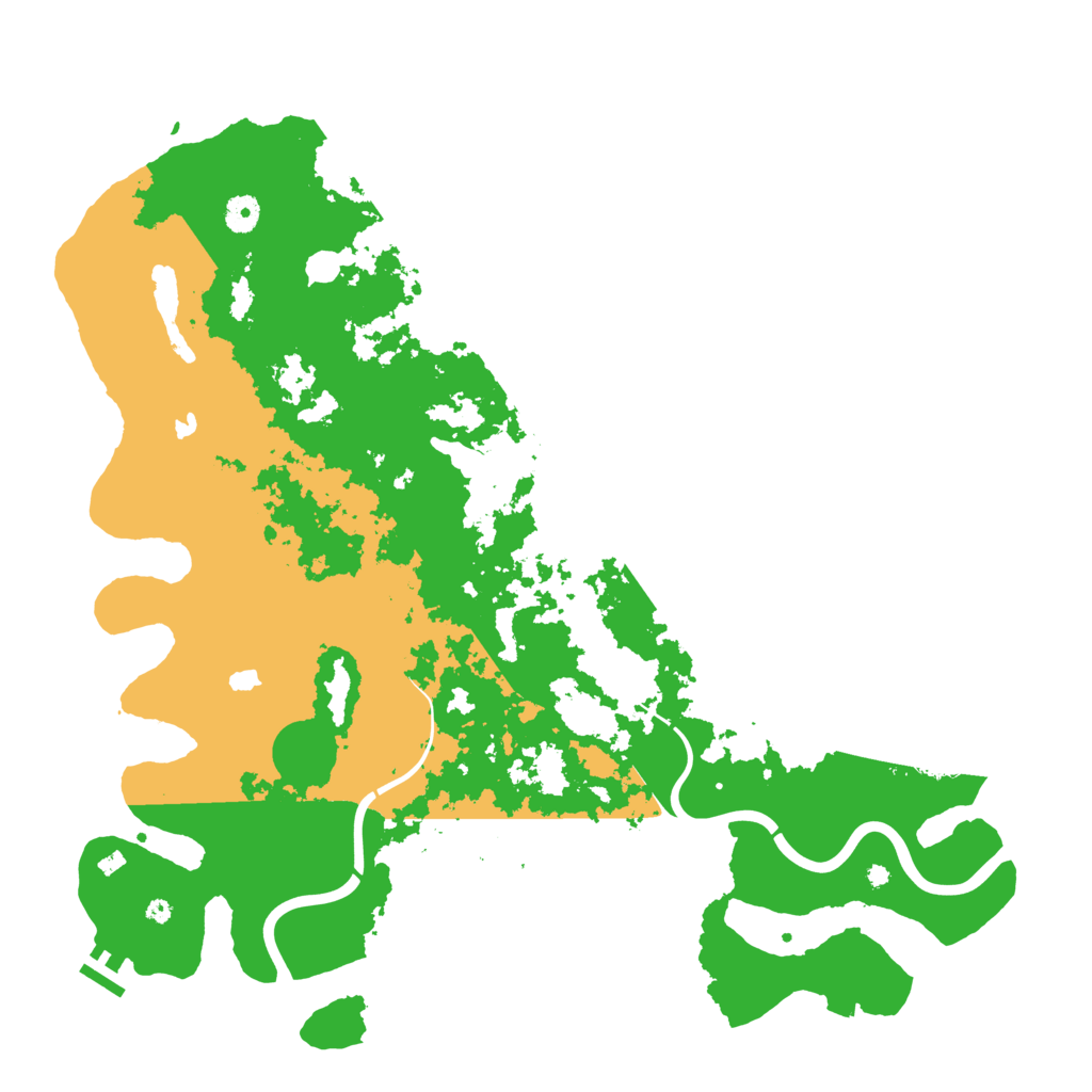 Biome Rust Map: Procedural Map, Size: 4500, Seed: 68972695