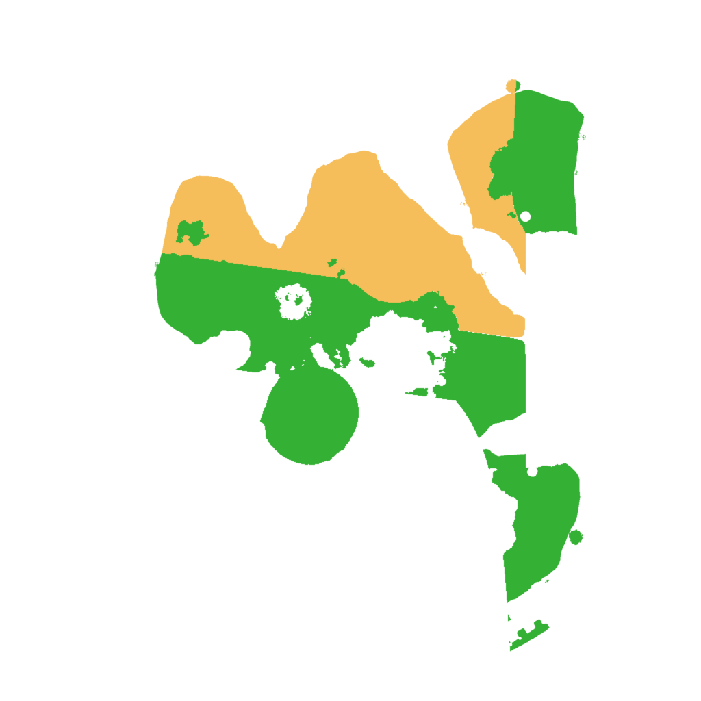 Biome Rust Map: Procedural Map, Size: 2000, Seed: 177777