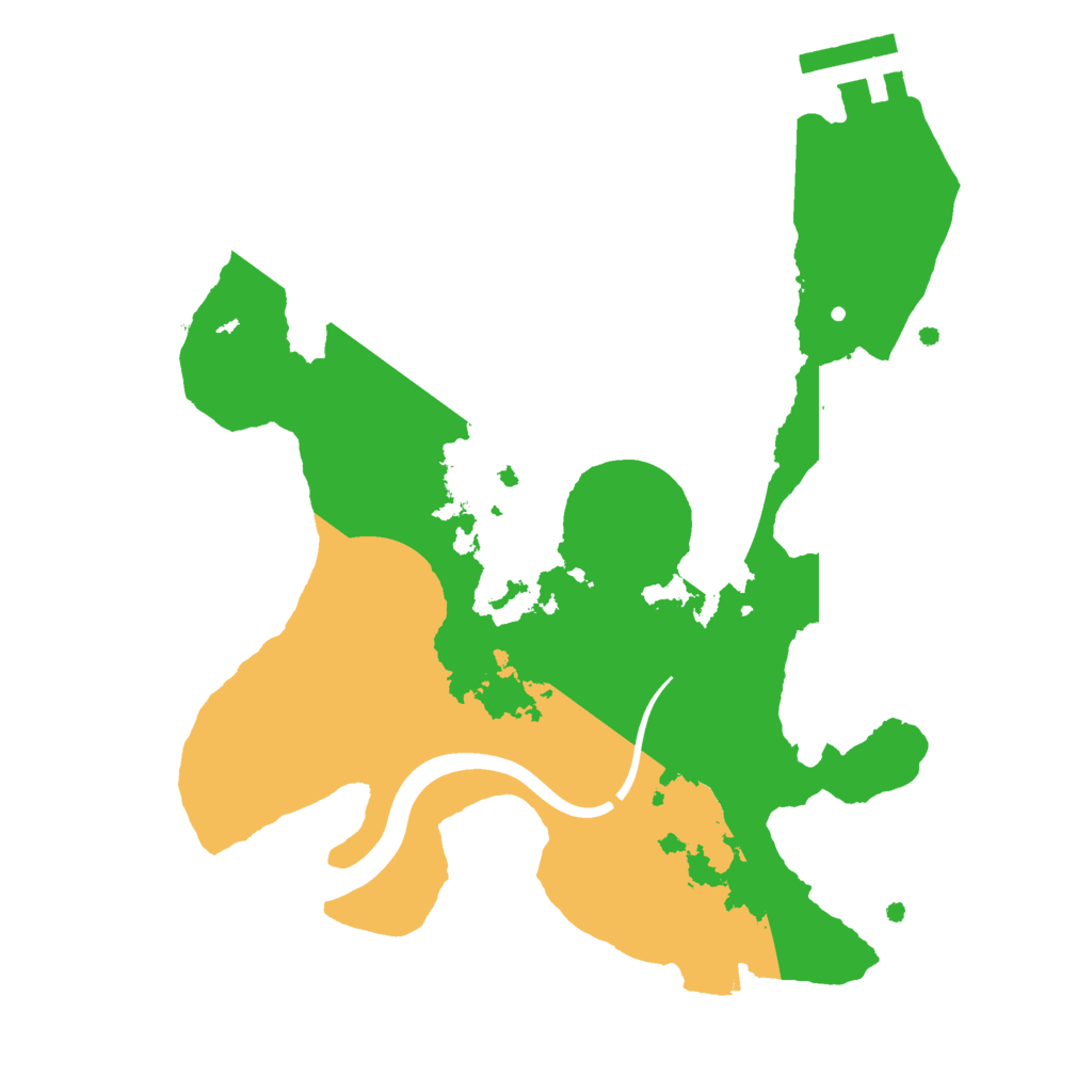 Biome Rust Map: Procedural Map, Size: 2250, Seed: 198395479