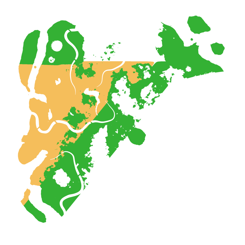 Biome Rust Map: Procedural Map, Size: 4000, Seed: 44613548