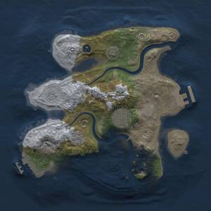 Thumbnail Rust Map: Procedural Map, Size: 2500, Seed: 367263814, 8 Monuments