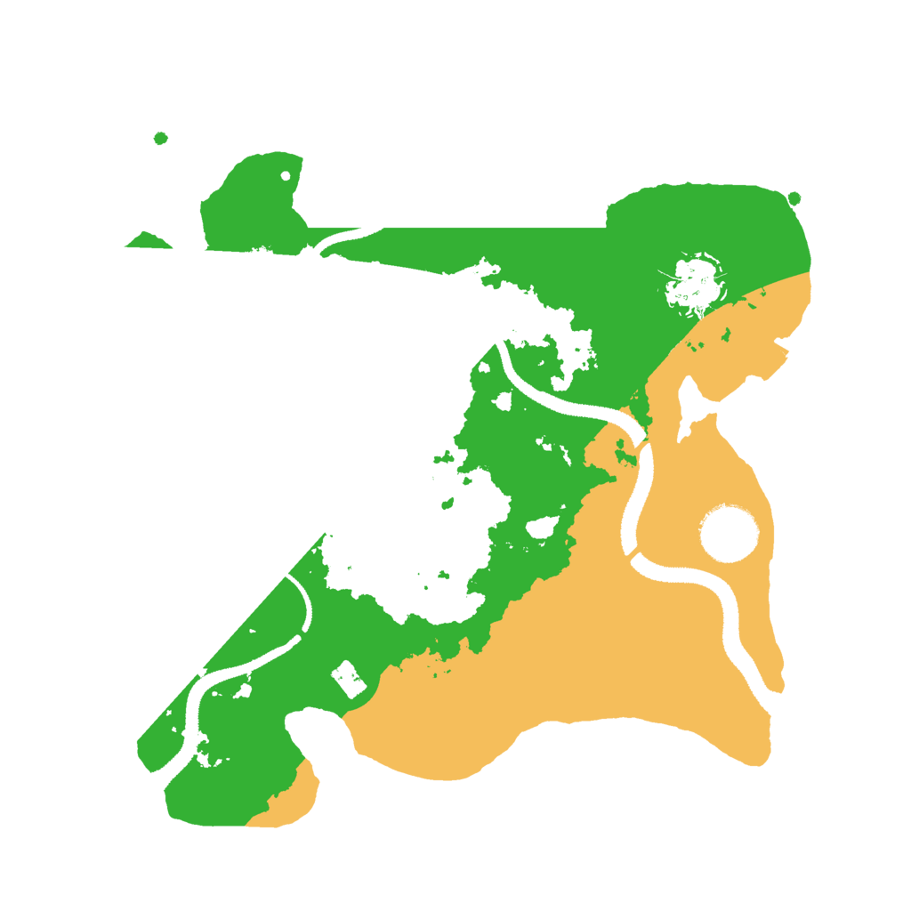 Biome Rust Map: Procedural Map, Size: 2800, Seed: 491701679