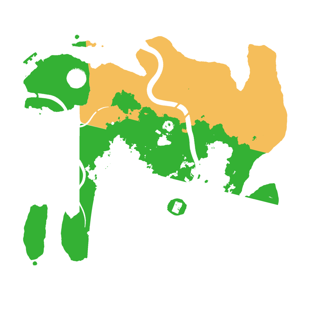 Biome Rust Map: Procedural Map, Size: 3000, Seed: 1686524797