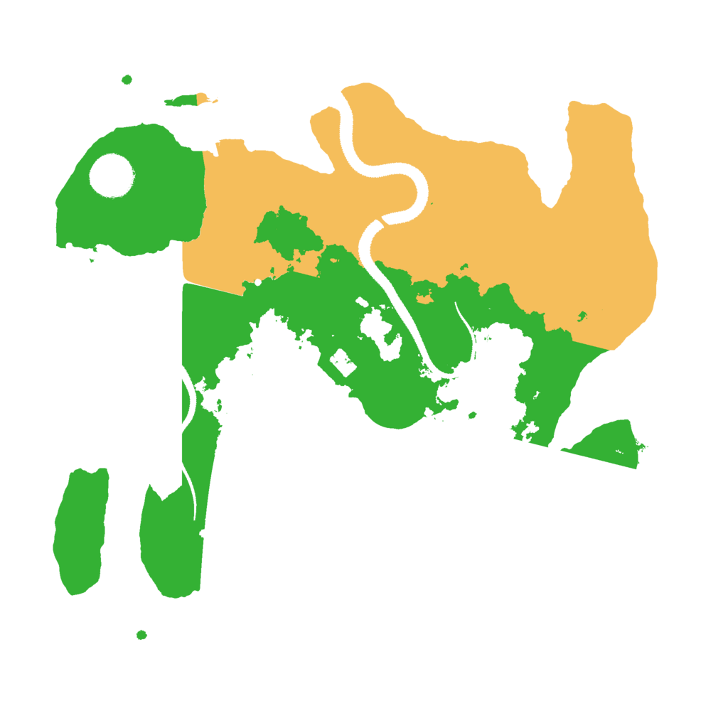 Biome Rust Map: Procedural Map, Size: 3000, Seed: 1686524797