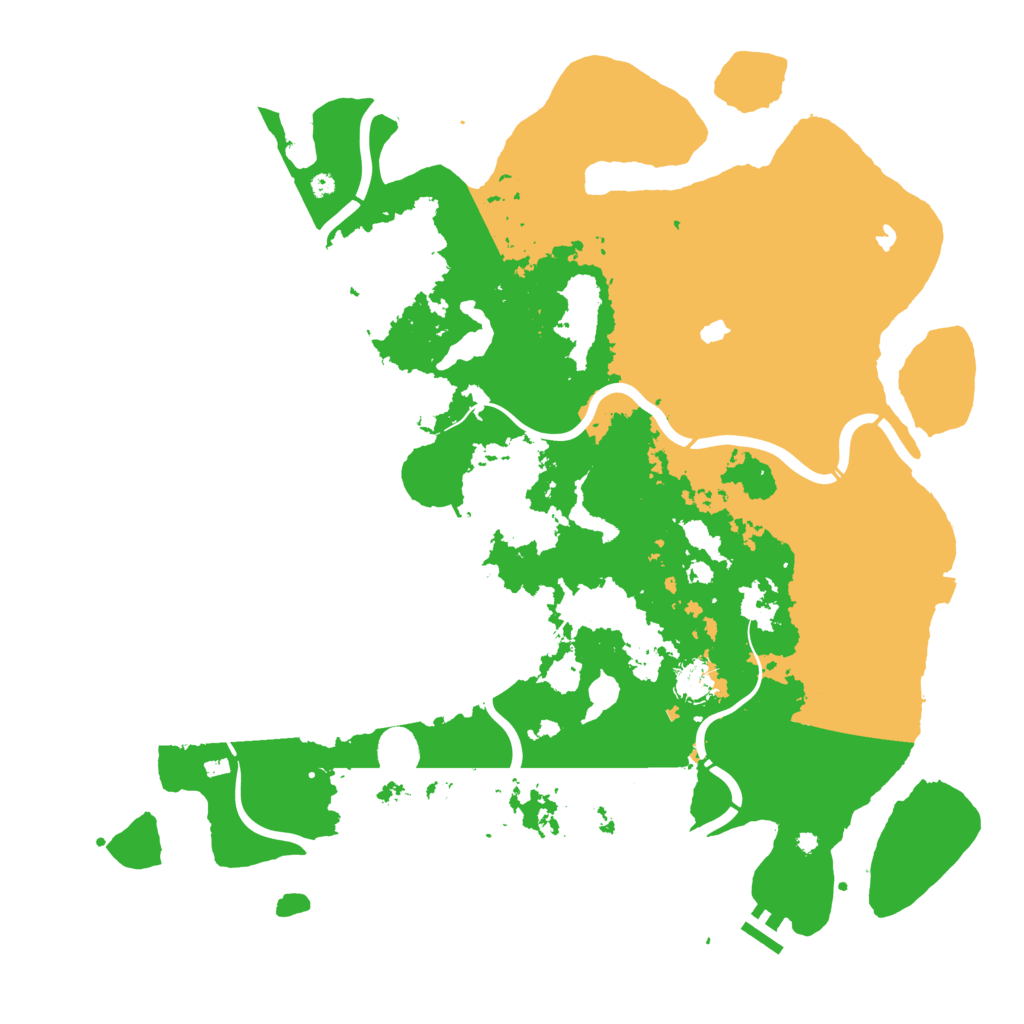 Biome Rust Map: Procedural Map, Size: 4500, Seed: 9438336