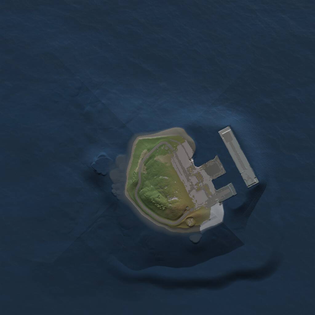 Rust Map: Procedural Map, Size: 1000, Seed: 1035378313, 2 Monuments