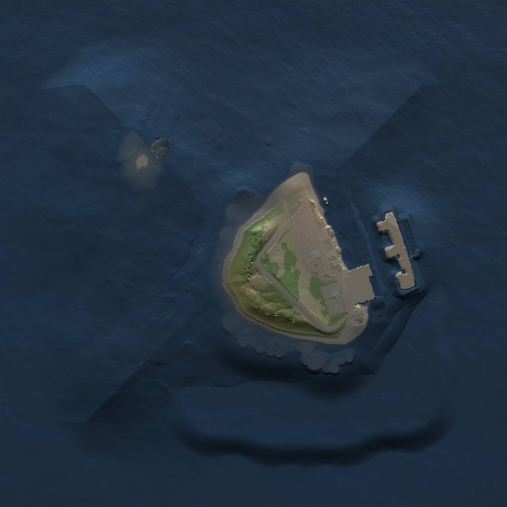 Rust Map: Procedural Map, Size: 1000, Seed: 321863493, 2 Monuments