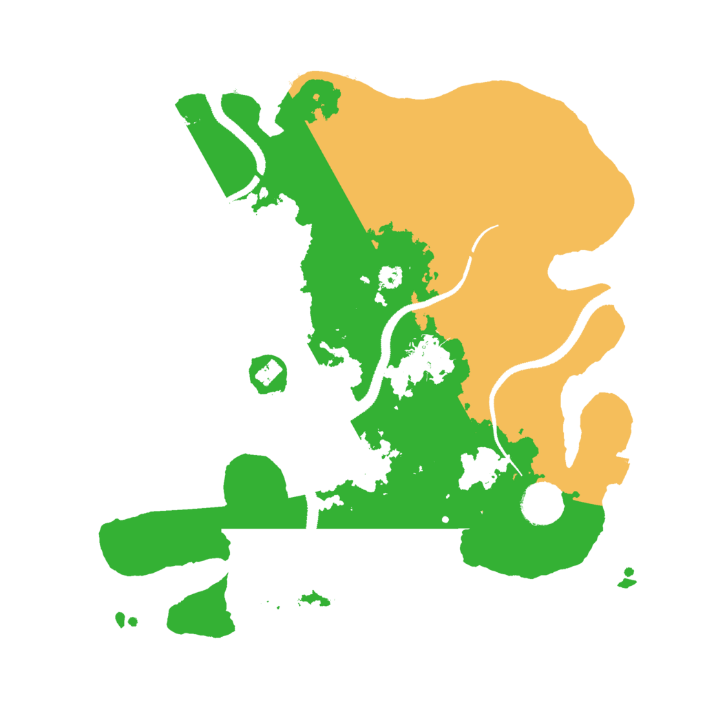 Biome Rust Map: Procedural Map, Size: 3000, Seed: 1919810