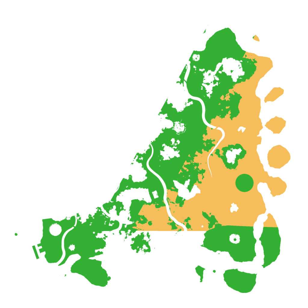Biome Rust Map: Procedural Map, Size: 4500, Seed: 37953688