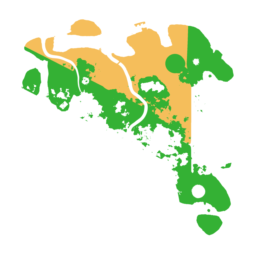 Biome Rust Map: Procedural Map, Size: 3500, Seed: 1120610528