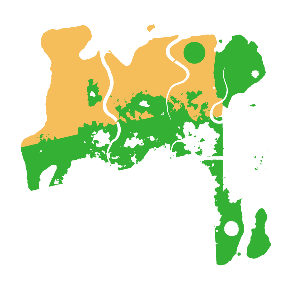 Biome Rust Map: Procedural Map, Size: 3600, Seed: 304224676