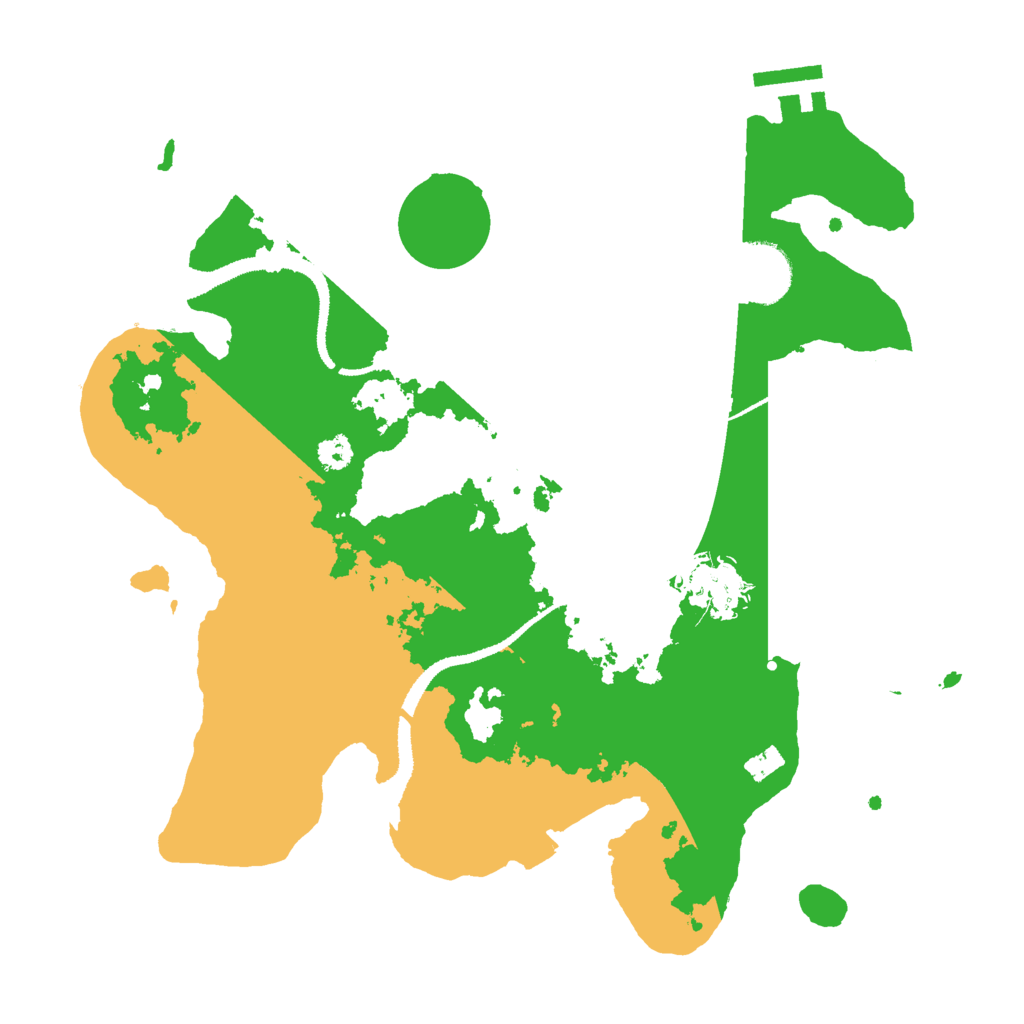 Biome Rust Map: Procedural Map, Size: 3000, Seed: 82424