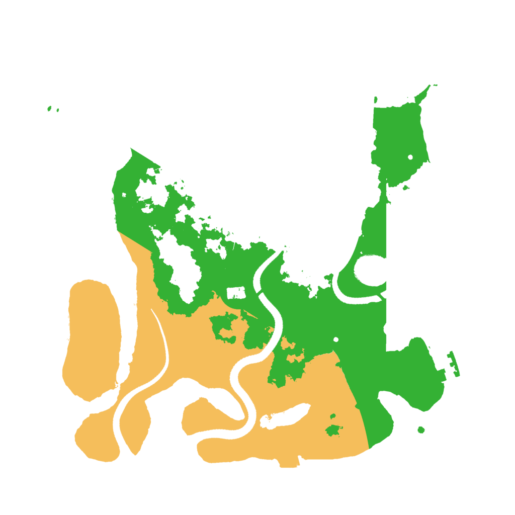 Biome Rust Map: Procedural Map, Size: 3000, Seed: 5628