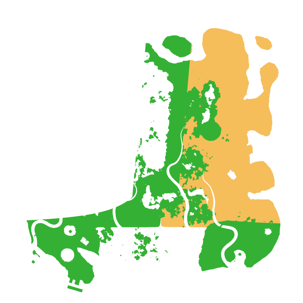 Biome Rust Map: Procedural Map, Size: 4000, Seed: 66602