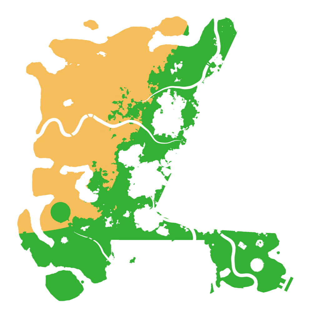Biome Rust Map: Procedural Map, Size: 4250, Seed: 21969
