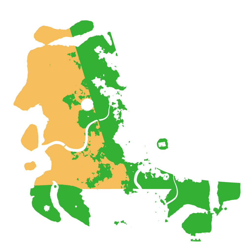 Biome Rust Map: Procedural Map, Size: 3800, Seed: 2436