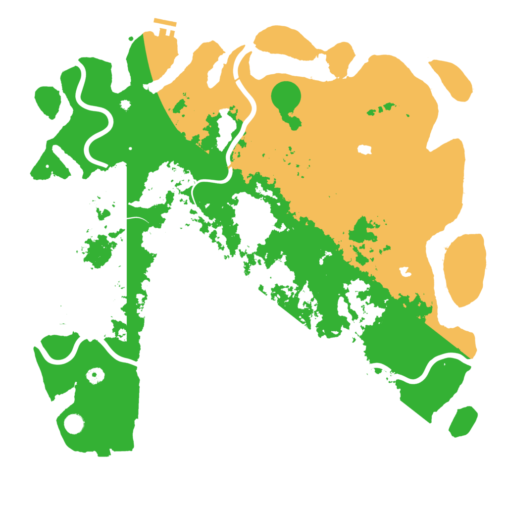 Biome Rust Map: Procedural Map, Size: 4500, Seed: 166906393